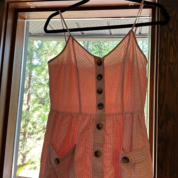 Pink martini button up midi dress - Picture 2 of 5